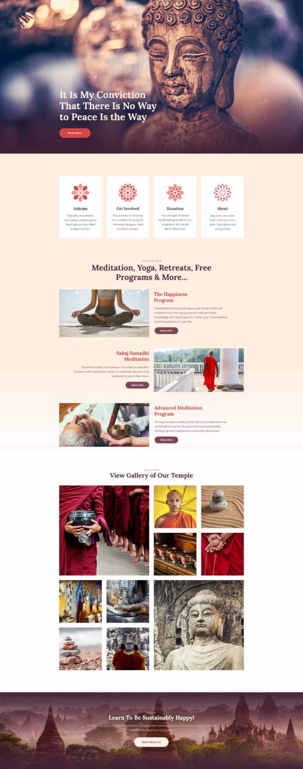 Homepage third variation